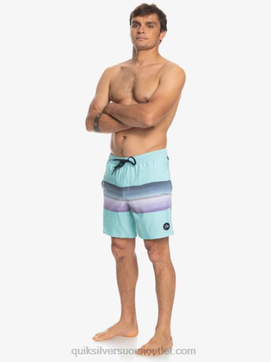 Quiksilver D6JJ1268 miehet enkelin sininen hartsisävy kpl 17 volleya