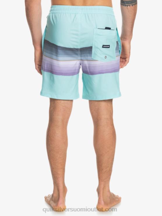 Quiksilver D6JJ1268 miehet enkelin sininen hartsisävy kpl 17 volleya