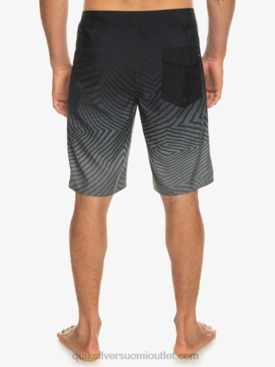Quiksilver D6JJ1281 miehet musta jokapäiväinen loimi fade 20 boardshortsit