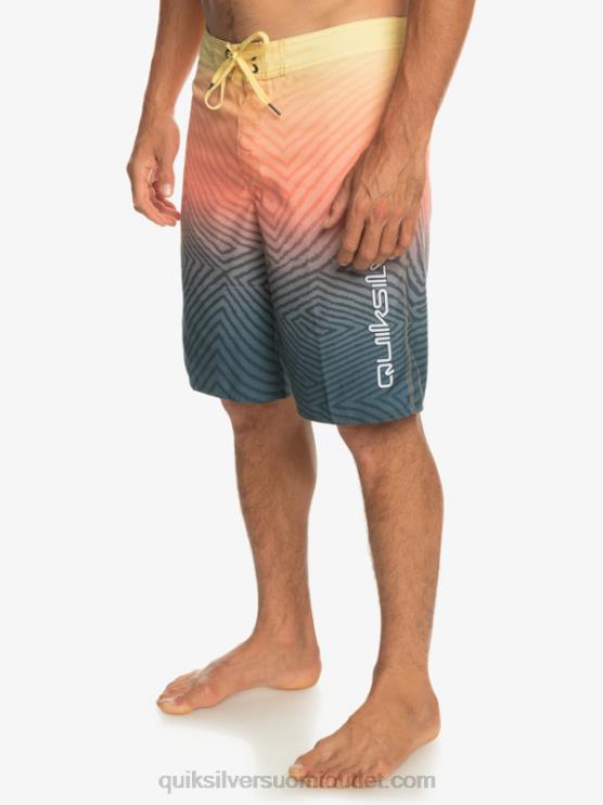 Quiksilver D6JJ1284 miehet keskiyön laivasto jokapäiväinen loimi fade 20 boardshortsit