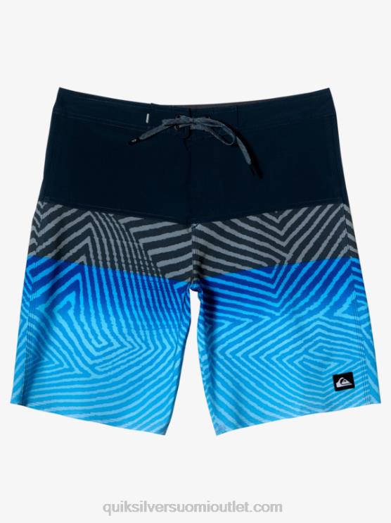 Quiksilver D6JJ128 miehet keskiyön laivasto surfsilk panel 20 boardshortsit