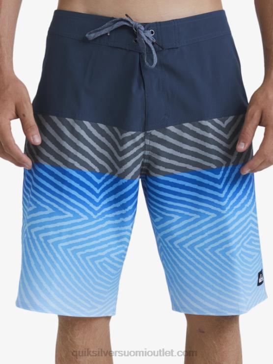 Quiksilver D6JJ128 miehet keskiyön laivasto surfsilk panel 20 boardshortsit