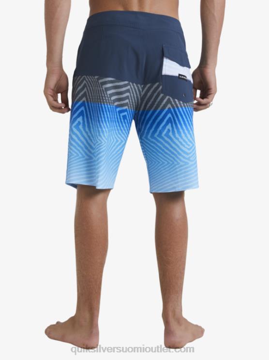 Quiksilver D6JJ128 miehet keskiyön laivasto surfsilk panel 20 boardshortsit