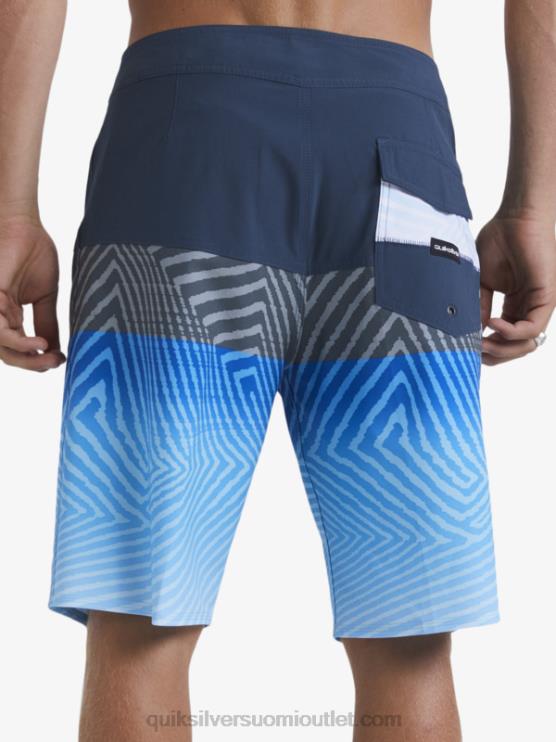 Quiksilver D6JJ128 miehet keskiyön laivasto surfsilk panel 20 boardshortsit