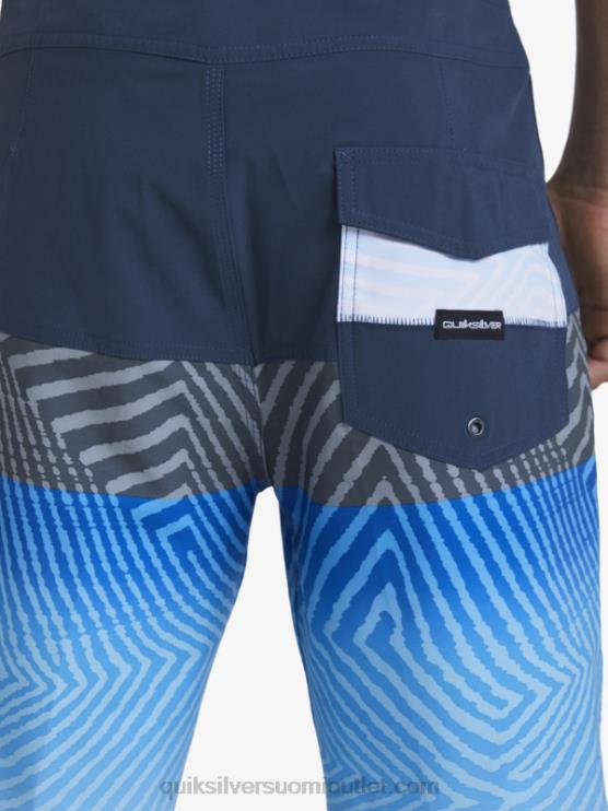 Quiksilver D6JJ128 miehet keskiyön laivasto surfsilk panel 20 boardshortsit