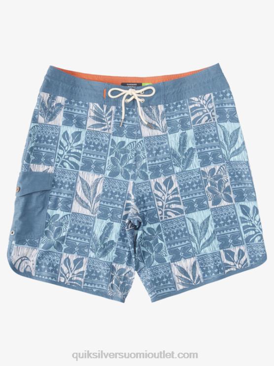 Quiksilver D6JJ1298 miehet lippu blue leafs bs vesimies lehtiä laatikoita kampasimpukka 20 boardshortsit