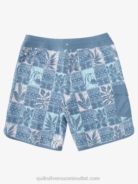 Quiksilver D6JJ1298 miehet lippu blue leafs bs vesimies lehtiä laatikoita kampasimpukka 20 boardshortsit