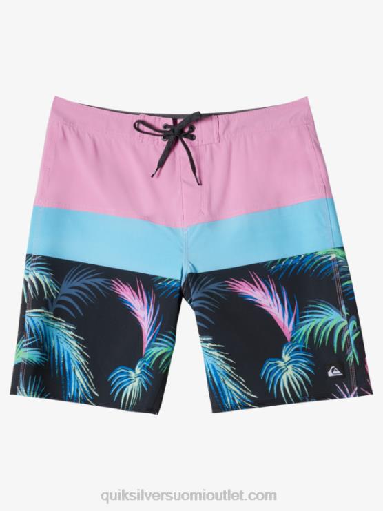 Quiksilver D6JJ130 miehet moonlite mauve surfsilk panel 20 boardshortsit