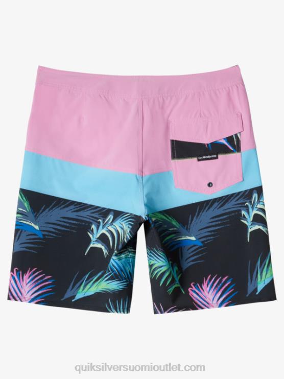 Quiksilver D6JJ130 miehet moonlite mauve surfsilk panel 20 boardshortsit