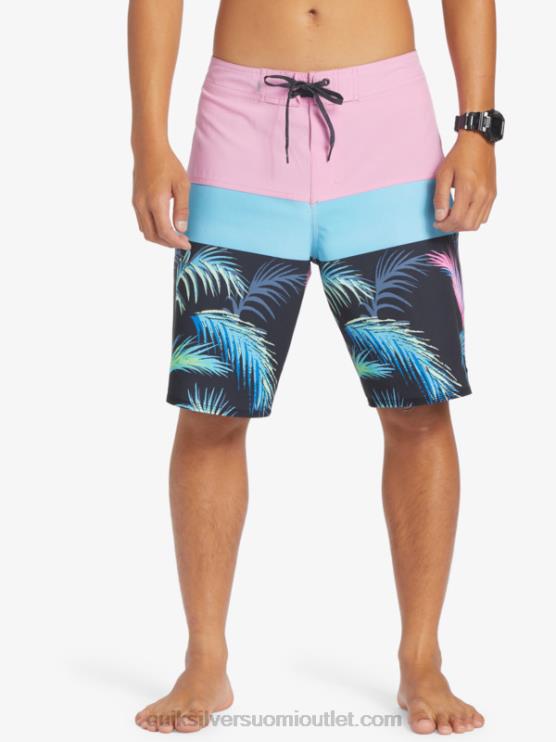 Quiksilver D6JJ130 miehet moonlite mauve surfsilk panel 20 boardshortsit