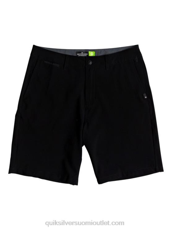 Quiksilver D6JJ1317 miehet musta Union amphibian 20 hybridishortsit
