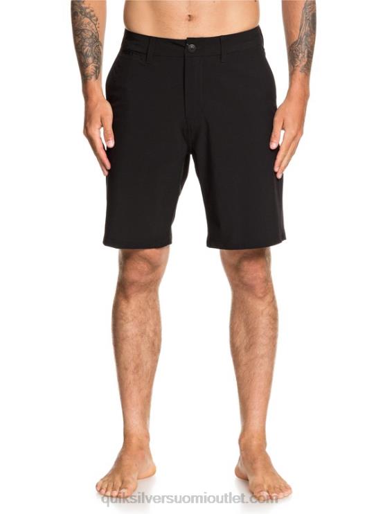 Quiksilver D6JJ1317 miehet musta Union amphibian 20 hybridishortsit