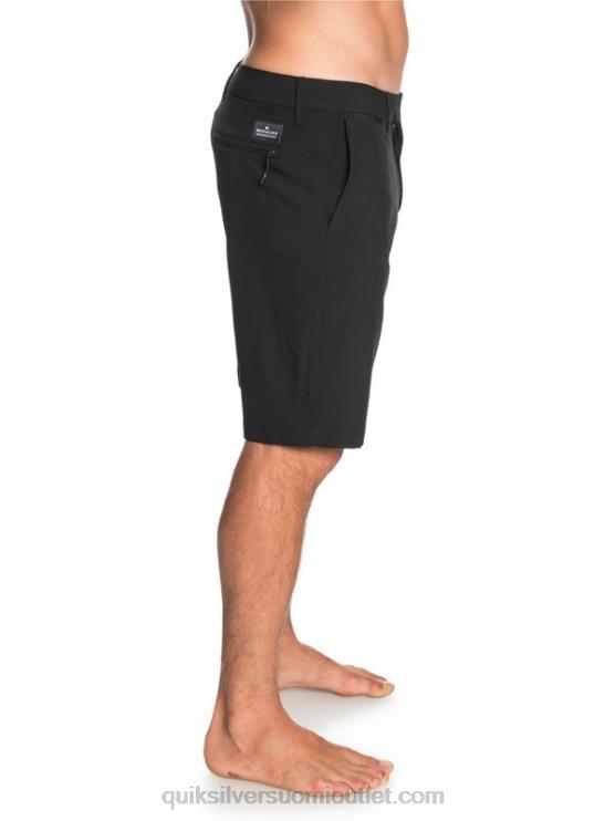 Quiksilver D6JJ1317 miehet musta Union amphibian 20 hybridishortsit