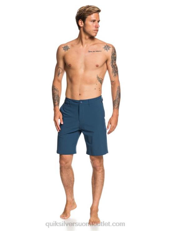 Quiksilver D6JJ1320 miehet majolican sininen Union amphibian 20 hybridishortsit