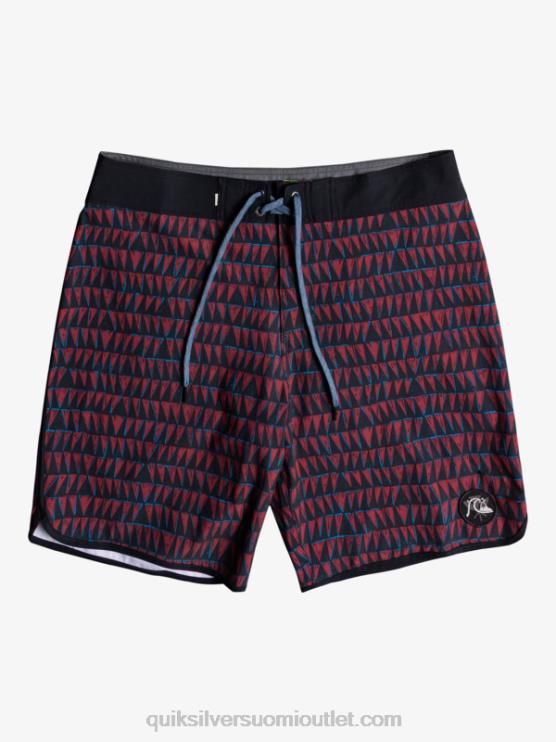 Quiksilver D6JJ1322 miehet rubiiniviini surfsilk hawaii scallop 19 boardshortsit