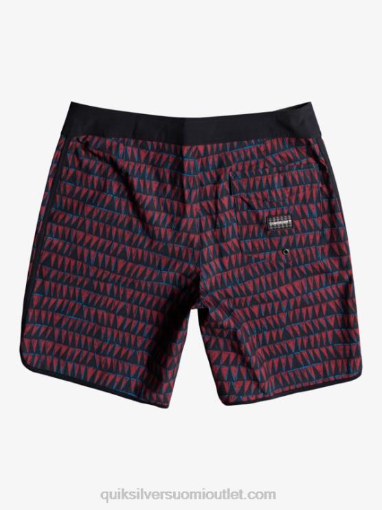 Quiksilver D6JJ1322 miehet rubiiniviini surfsilk hawaii scallop 19 boardshortsit
