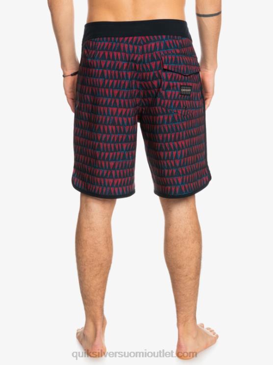 Quiksilver D6JJ1322 miehet rubiiniviini surfsilk hawaii scallop 19 boardshortsit
