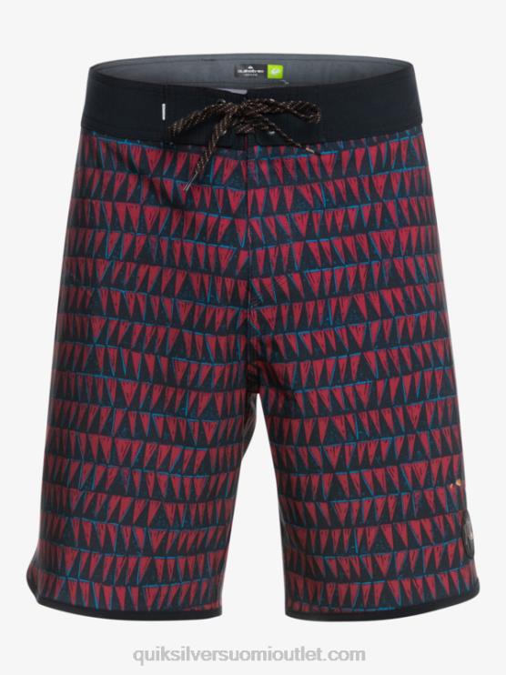 Quiksilver D6JJ1322 miehet rubiiniviini surfsilk hawaii scallop 19 boardshortsit
