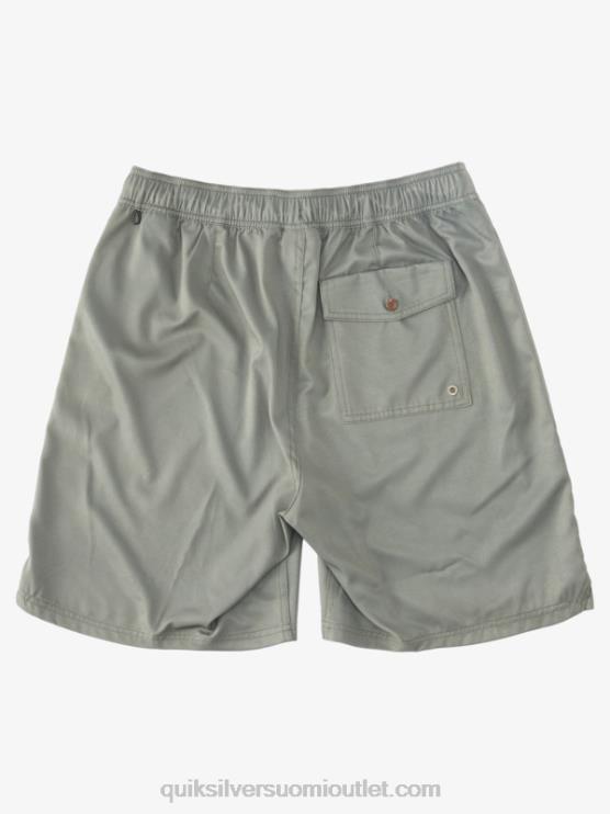 Quiksilver D6JJ1325 miehet pölyinen oliivi Waterman Scout vetoketju amphibian 20 boardshortsit
