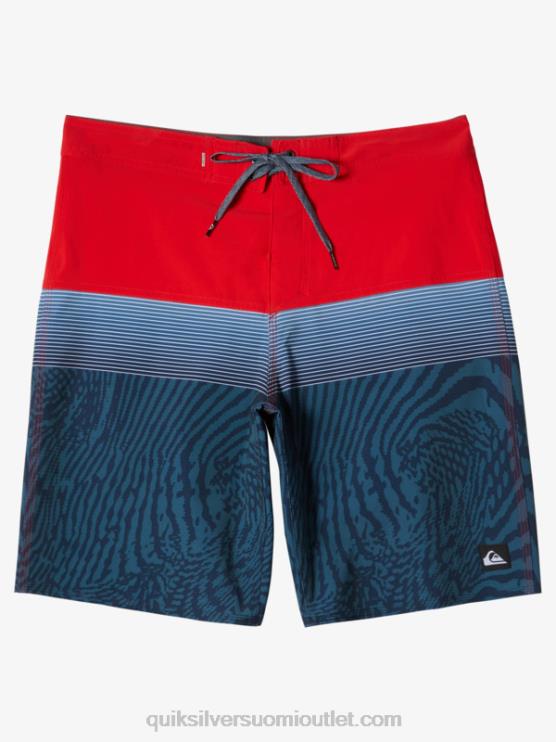 Quiksilver D6JJ132 miehet korkean riskin punainen surfsilk panel 20 boardshortsit
