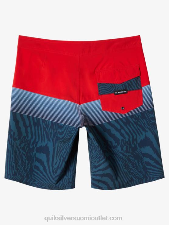 Quiksilver D6JJ132 miehet korkean riskin punainen surfsilk panel 20 boardshortsit