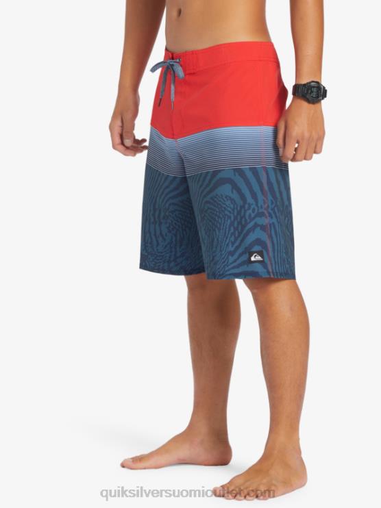 Quiksilver D6JJ132 miehet korkean riskin punainen surfsilk panel 20 boardshortsit