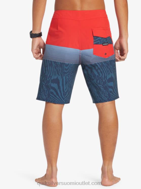Quiksilver D6JJ132 miehet korkean riskin punainen surfsilk panel 20 boardshortsit