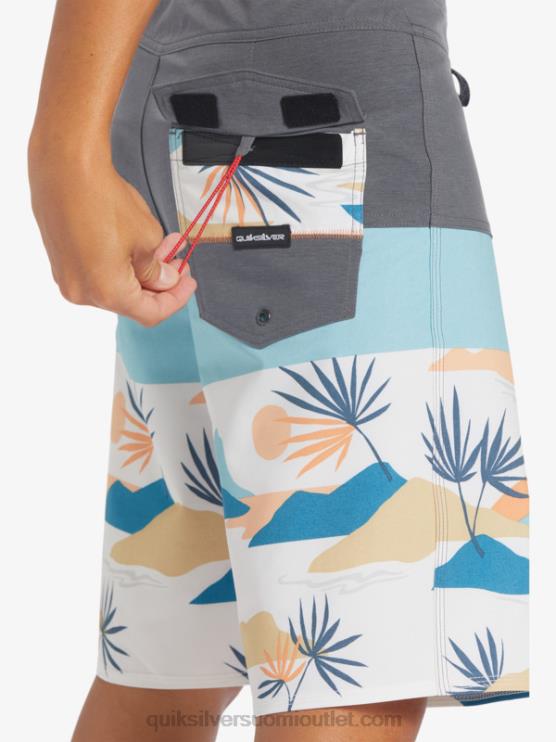 Quiksilver D6JJ133 miehet rautaportti surfsilk panel 20 boardshortsit