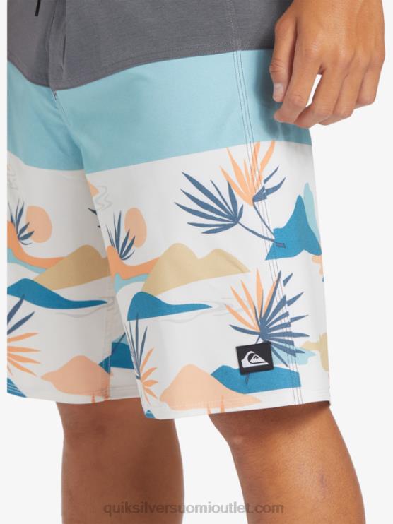 Quiksilver D6JJ133 miehet rautaportti surfsilk panel 20 boardshortsit
