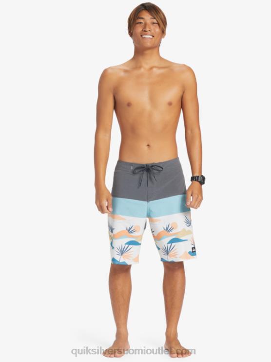 Quiksilver D6JJ133 miehet rautaportti surfsilk panel 20 boardshortsit