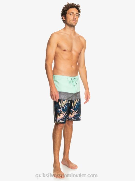 Quiksilver D6JJ134 miehet rantalasi surfsilk panel 20 boardshortsit