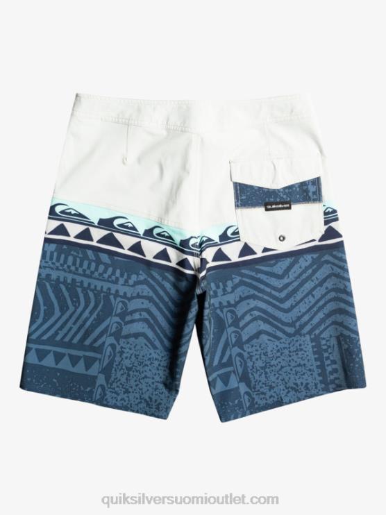 Quiksilver D6JJ135 miehet harmaa violetti surfsilk panel 20 boardshortsit