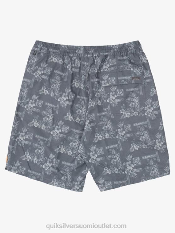 Quiksilver D6JJ1366 miehet black stonesteps vol vesimies kiviportaat 19 volley