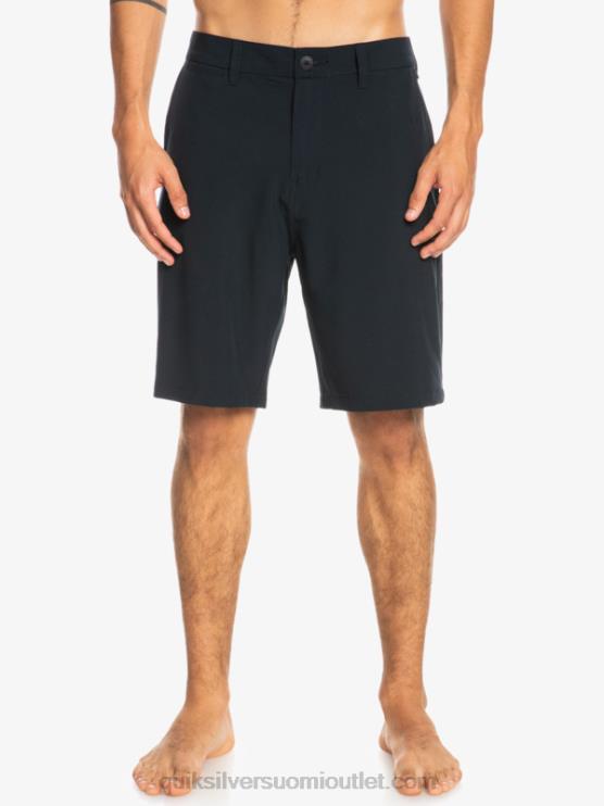 Quiksilver D6JJ138 miehet musta ocean union amphibian 20 hybridishortsit