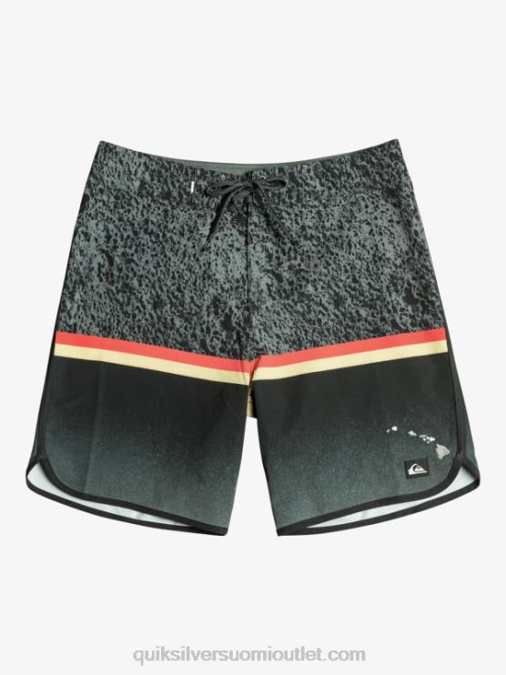 Quiksilver D6JJ1395 miehet musta Surfsilk Division scallop 19 boardshortsit