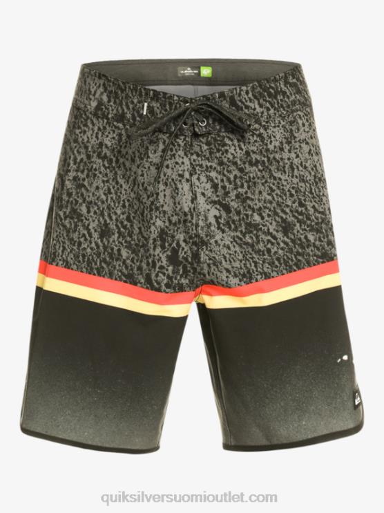 Quiksilver D6JJ1395 miehet musta Surfsilk Division scallop 19 boardshortsit