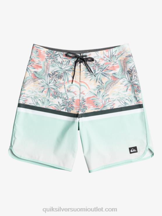 Quiksilver D6JJ1396 miehet taivaansininen Surfsilk Division scallop 19 boardshortsit