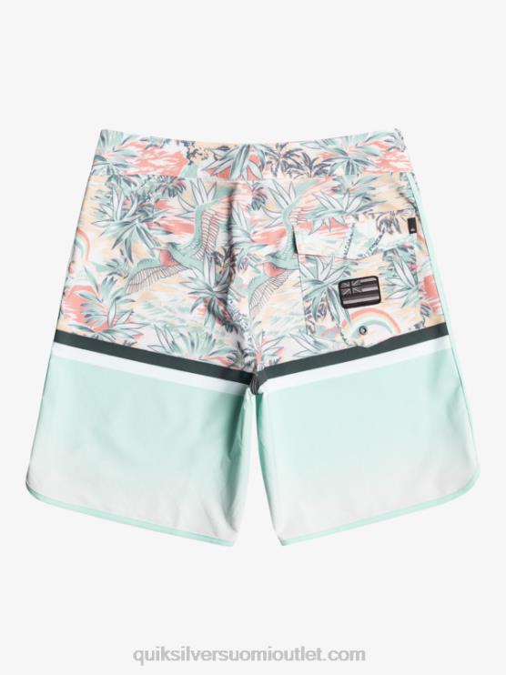 Quiksilver D6JJ1396 miehet taivaansininen Surfsilk Division scallop 19 boardshortsit