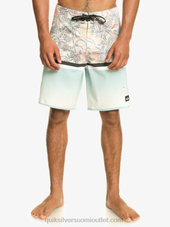 Quiksilver D6JJ1396 miehet taivaansininen Surfsilk Division scallop 19 boardshortsit