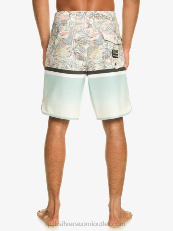 Quiksilver D6JJ1396 miehet taivaansininen Surfsilk Division scallop 19 boardshortsit
