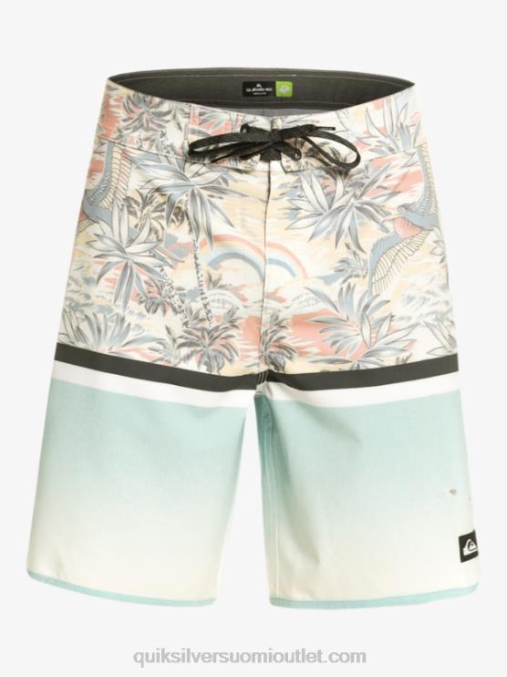 Quiksilver D6JJ1396 miehet taivaansininen Surfsilk Division scallop 19 boardshortsit