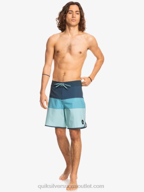 Quiksilver D6JJ1398 miehet merkki sininen surfsilk tijuana 19 boardshortsit