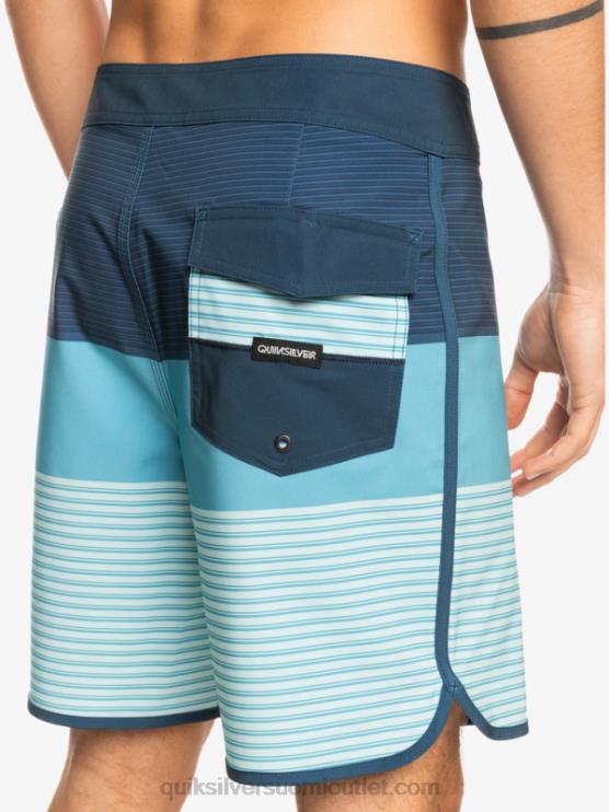 Quiksilver D6JJ1398 miehet merkki sininen surfsilk tijuana 19 boardshortsit