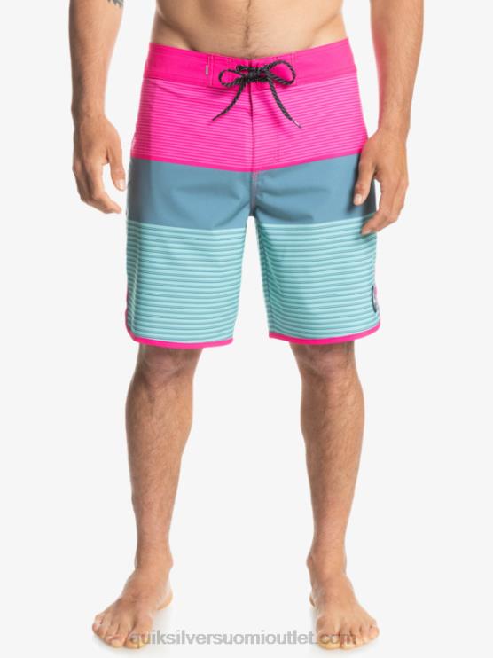 Quiksilver D6JJ1401 miehet vaaleanpunainen glo surfsilk tijuana 19 boardshortsit