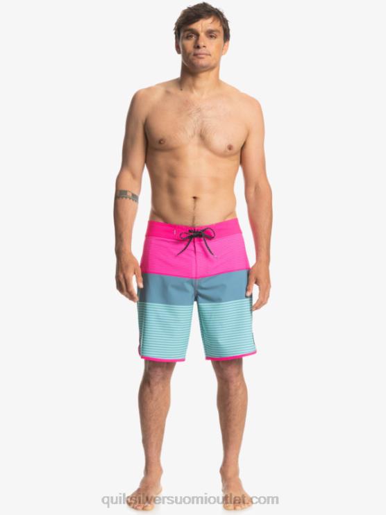 Quiksilver D6JJ1401 miehet vaaleanpunainen glo surfsilk tijuana 19 boardshortsit