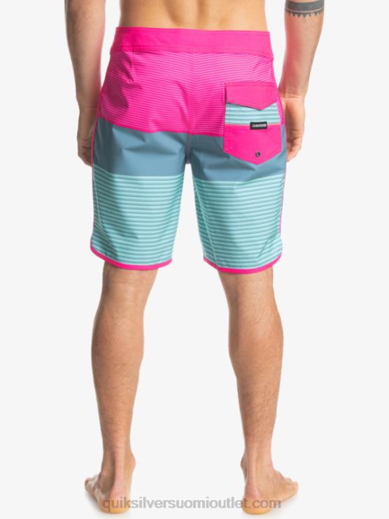 Quiksilver D6JJ1401 miehet vaaleanpunainen glo surfsilk tijuana 19 boardshortsit