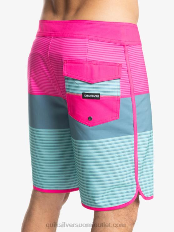 Quiksilver D6JJ1401 miehet vaaleanpunainen glo surfsilk tijuana 19 boardshortsit
