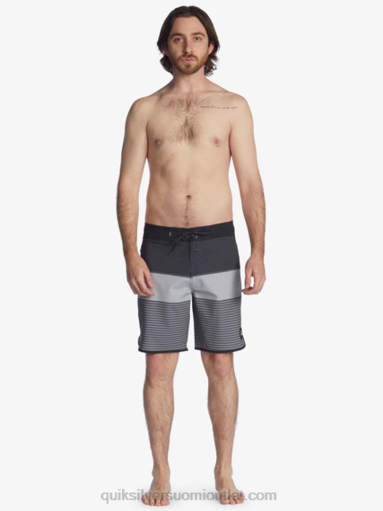 Quiksilver D6JJ1402 miehet musta surfsilk tijuana 19 boardshortsit
