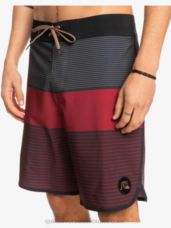 Quiksilver D6JJ1405 miehet rubiiniviini surfsilk tijuana 19 boardshortsit