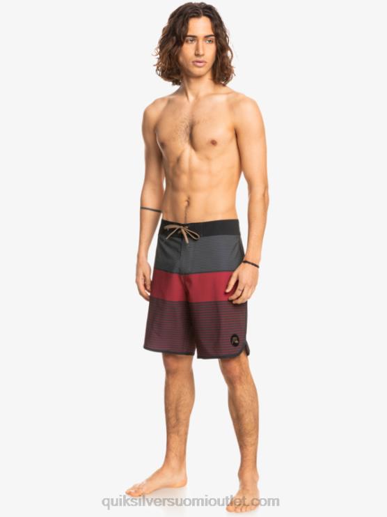 Quiksilver D6JJ1405 miehet rubiiniviini surfsilk tijuana 19 boardshortsit